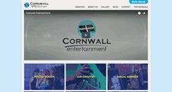 Desktop Screenshot of cornwallentertainment.co.uk
